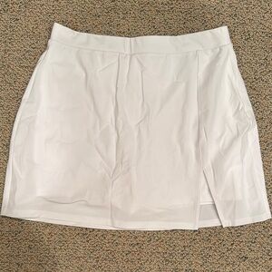 Elegant White Women's Skort